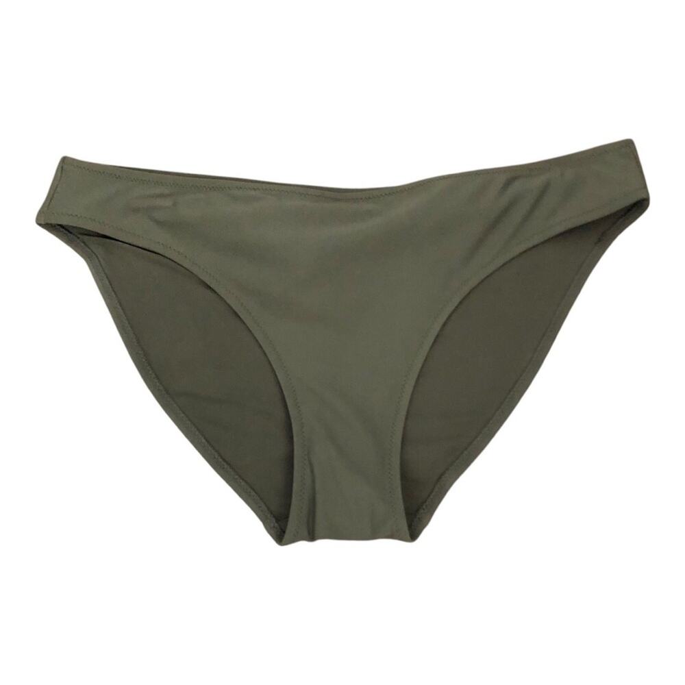 Aerie NWT Camo Green Bikini Bottom Full Coverage Moderate Swim Bottom Large